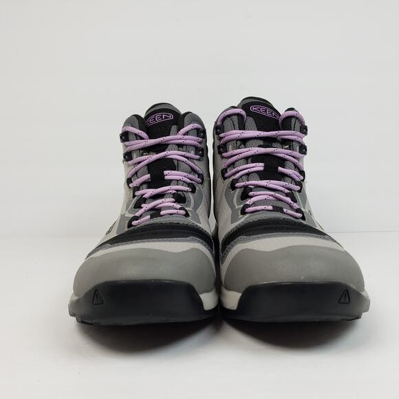 Keen Tempo Mid Womens Size 9.5 Gray Keendry Waterproof Hiking Trail Boot Shoes - Picture 6 of 13